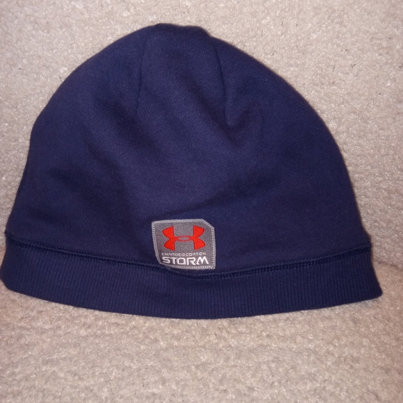 Under Armour Other - Men's  Blue Under armour Charged Cotton Storm beanie